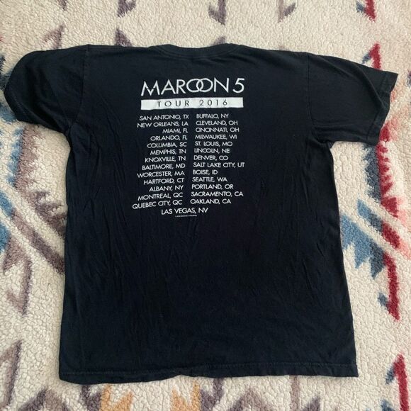 Maroon 5 2016 Tour Shirt - Picture 3 of 4